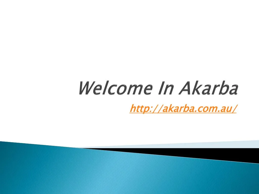 welcome in a karba