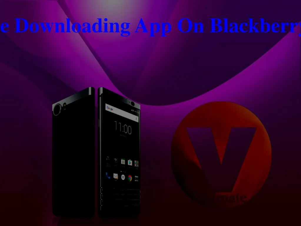 vidmate downloading app on blackberry phone