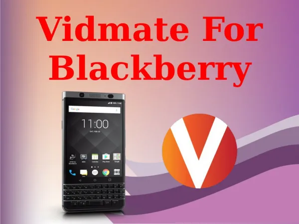 Vidmate For Blackberry