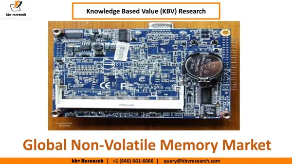 Global Non-Volatile Memory Market Growth
