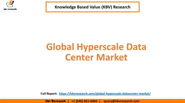 Global Hyperscale Data Center Market (2016-2022)