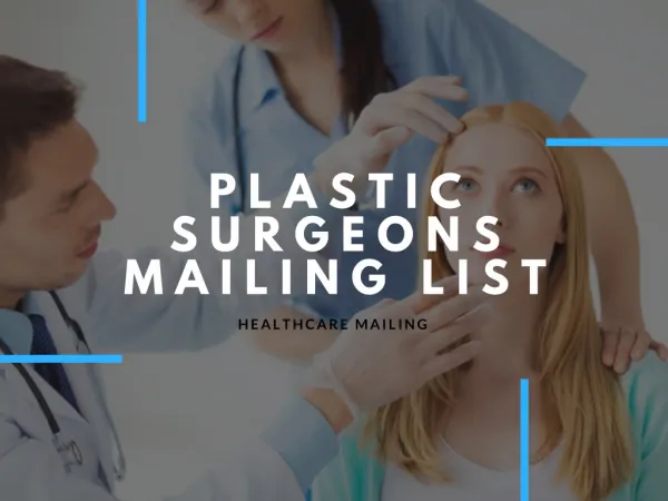 Plastic Surgeons Mailing List