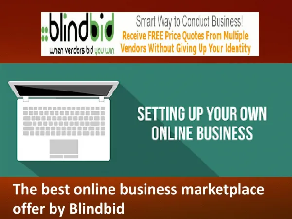 Blindbid offers the best deals for small business