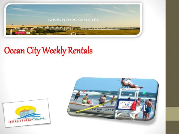 Ocean City Weekly Rentals