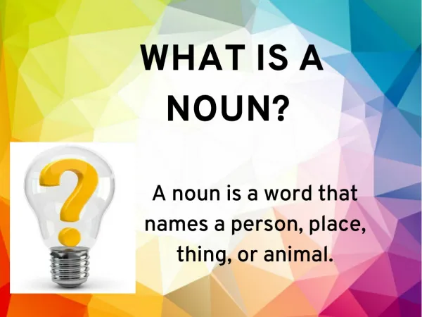 Noun Presentation