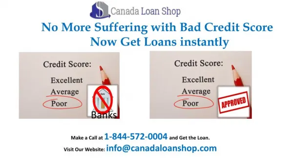 Canada Loan shop | Bad credit car loans Kelowna