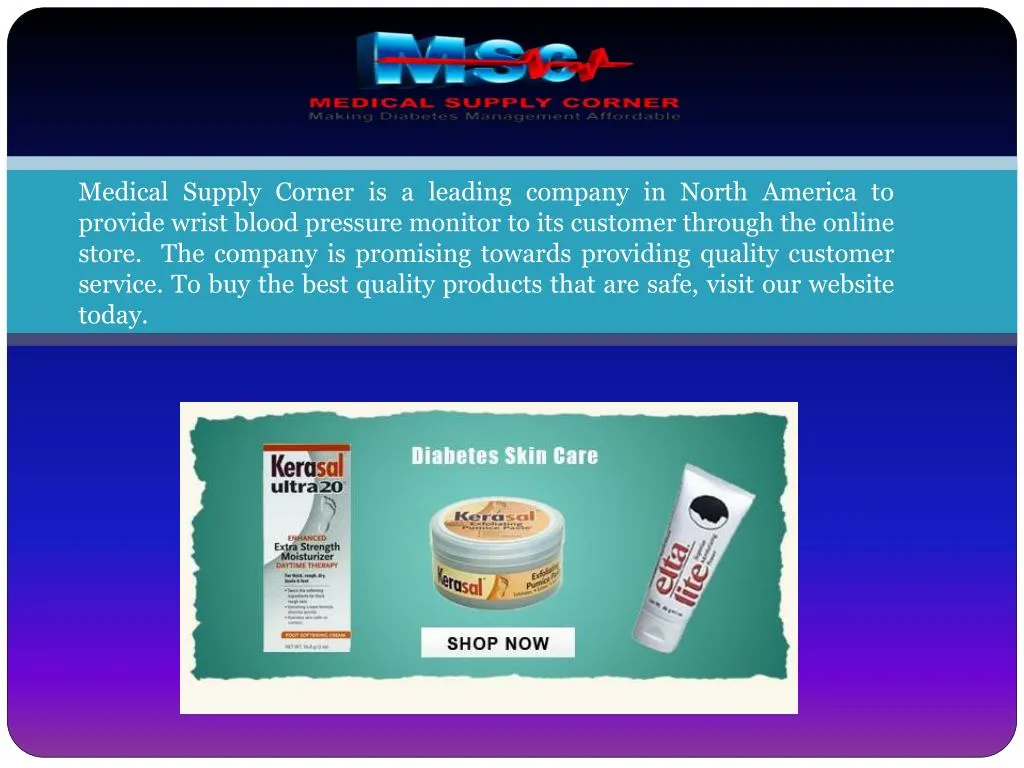 medical supply corner is a leading company