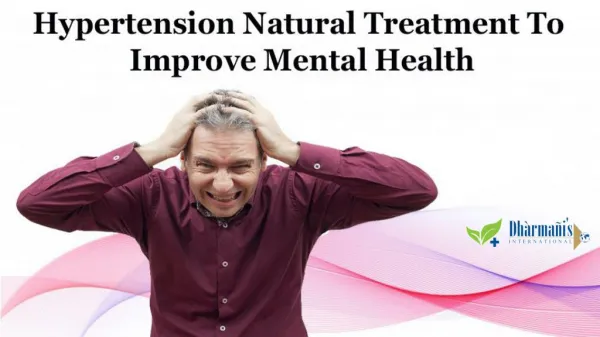 Hypertension Natural Treatment To Improve Mental Health
