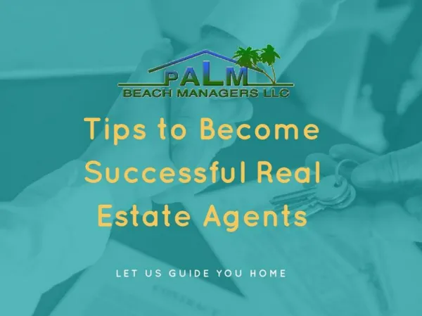 Tips to Become A Successful Real Estate Agents