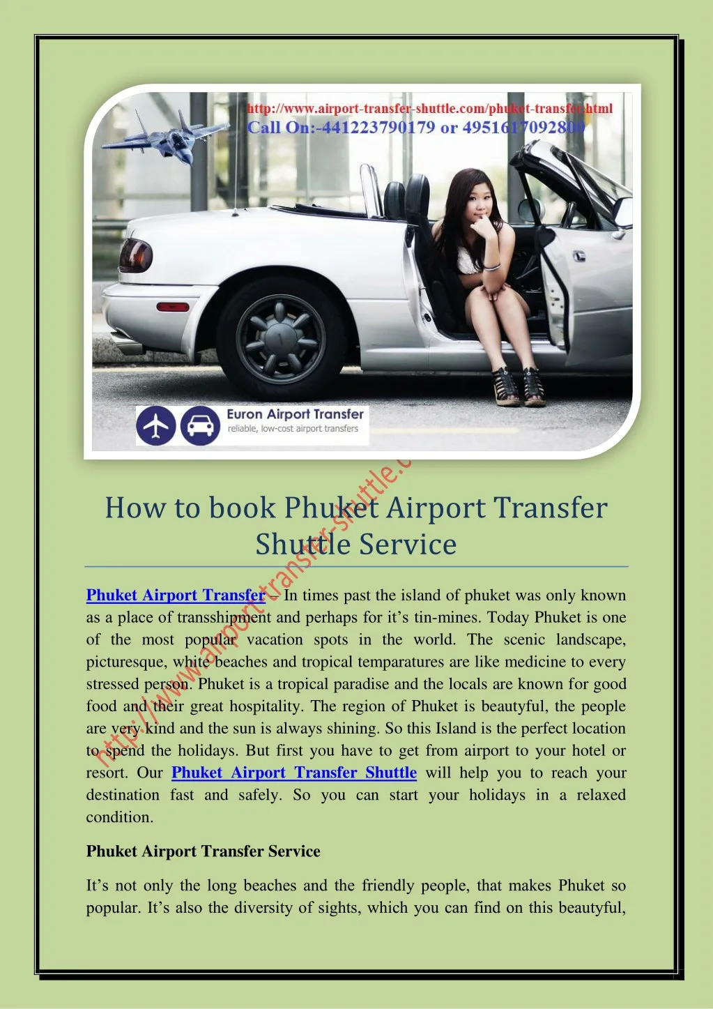 how to book phuket airport transfer shuttle