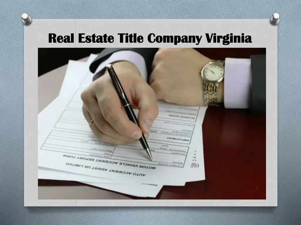 real estate title company virginia