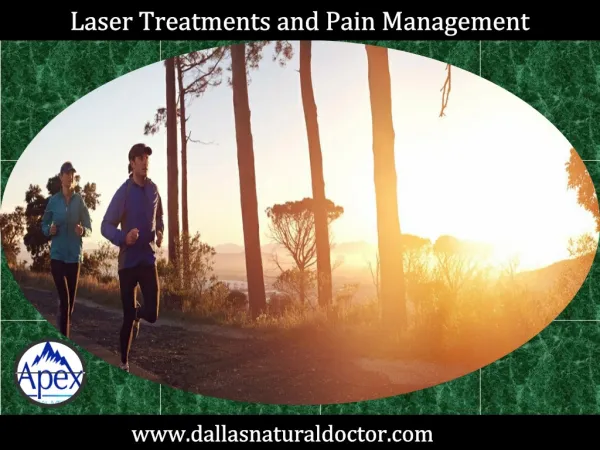 Laser Treatments and Pain Management