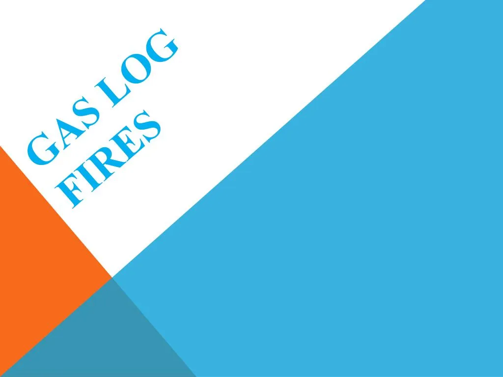 gas log fires