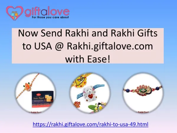 Send Rakhi and Rakhi Gifts to USA