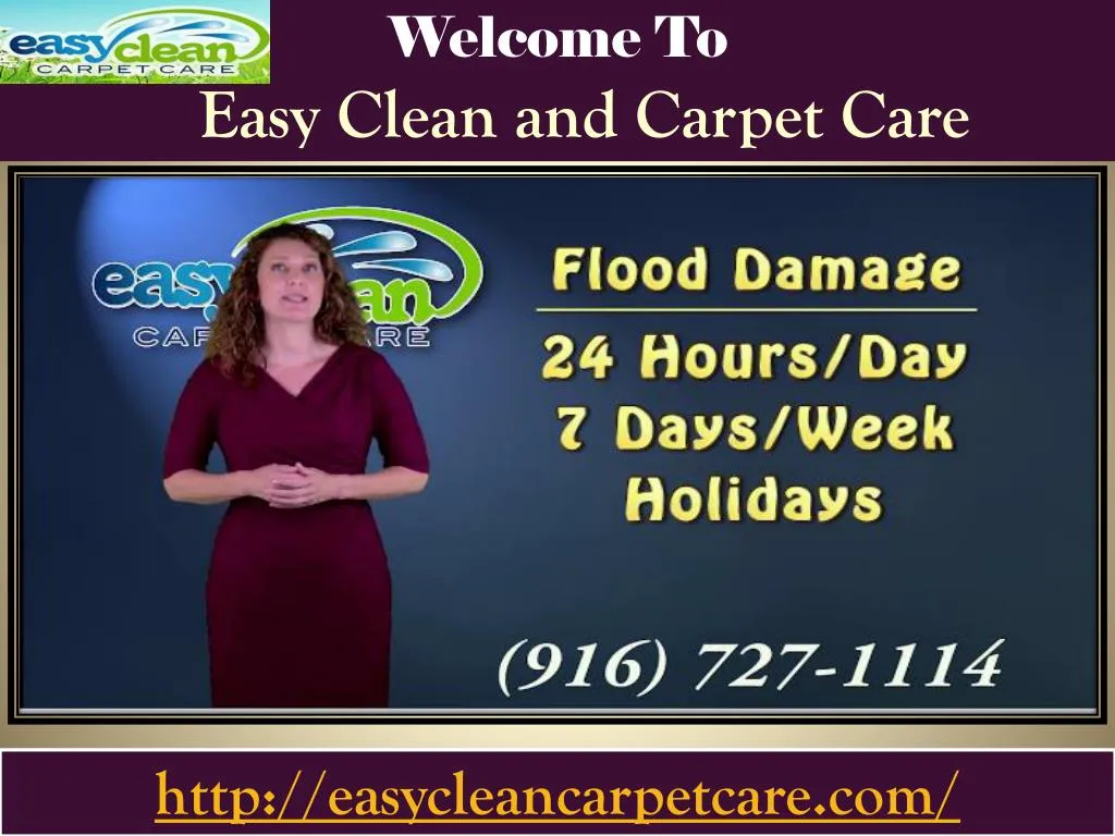 welcome to easy clean and carpet care