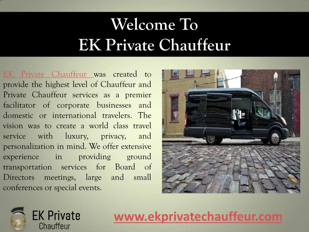 welcome to ek private chauffeur