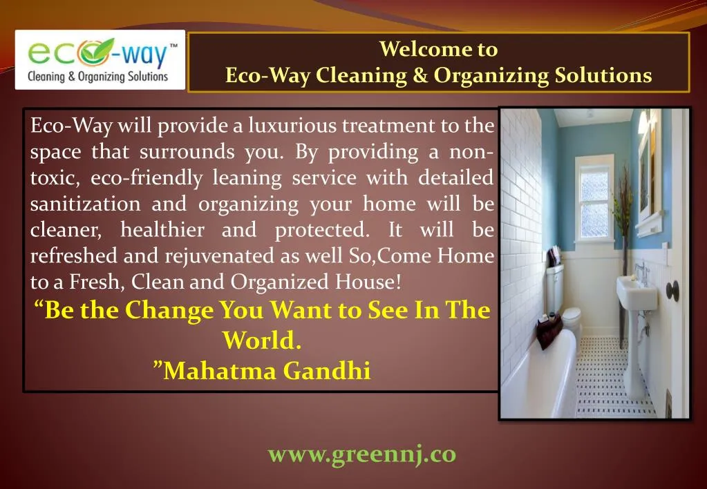 welcome to eco way cleaning organizing solutions