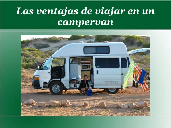 Las ventajas de viajar en un campervan