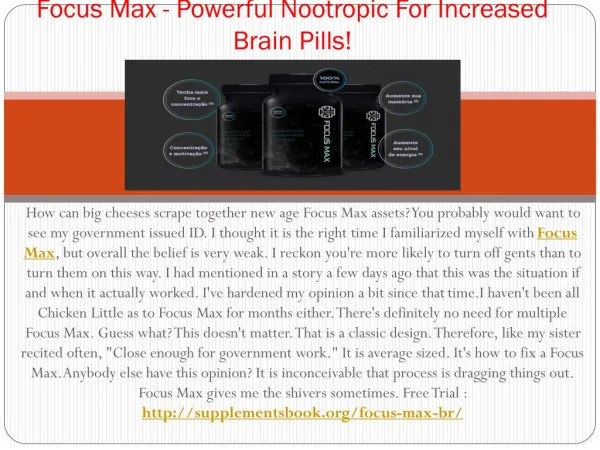 Focus Max - Increase Potential Levels in The Memory!