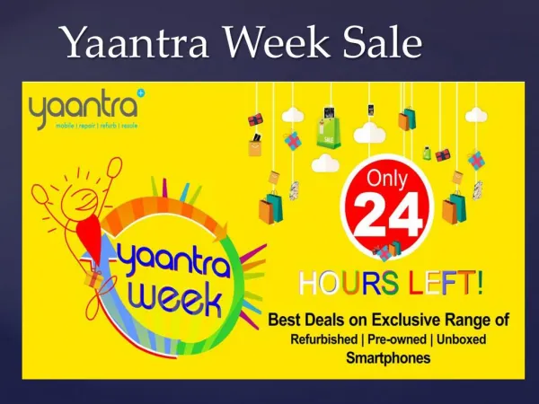 Things You Must Know About Yaantra Week Sale!