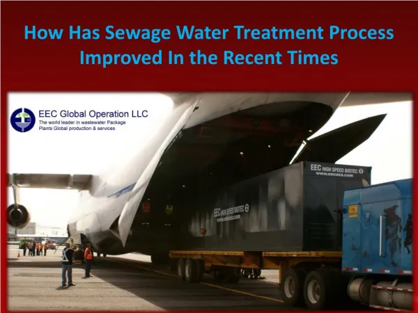 How Has Sewage Water Treatment Process Improved In the Recent Times