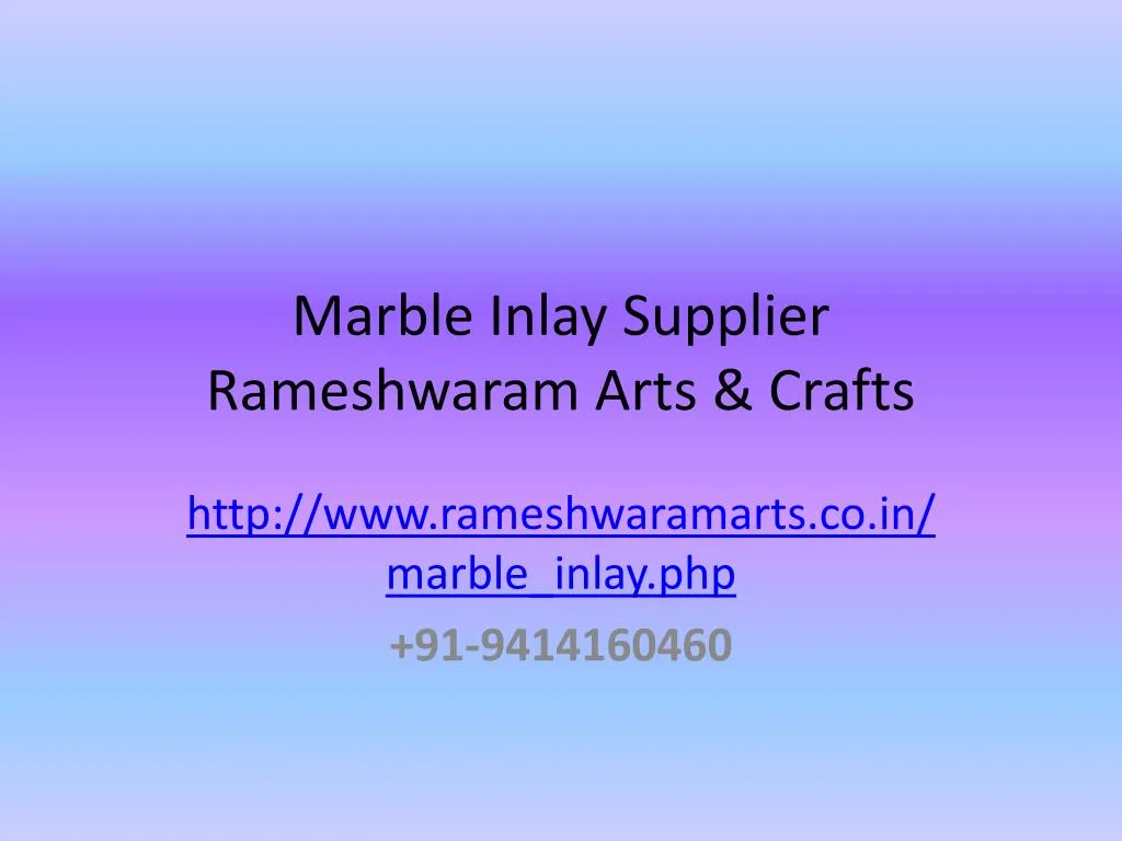 marble inlay supplier rameshwaram arts crafts