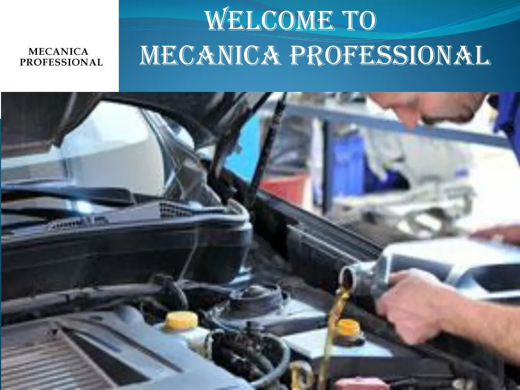 welcome to mecanica professional