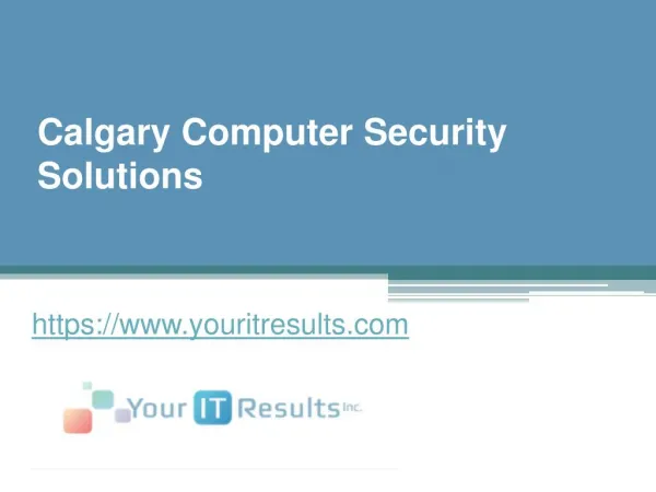 calgary computer security solutions