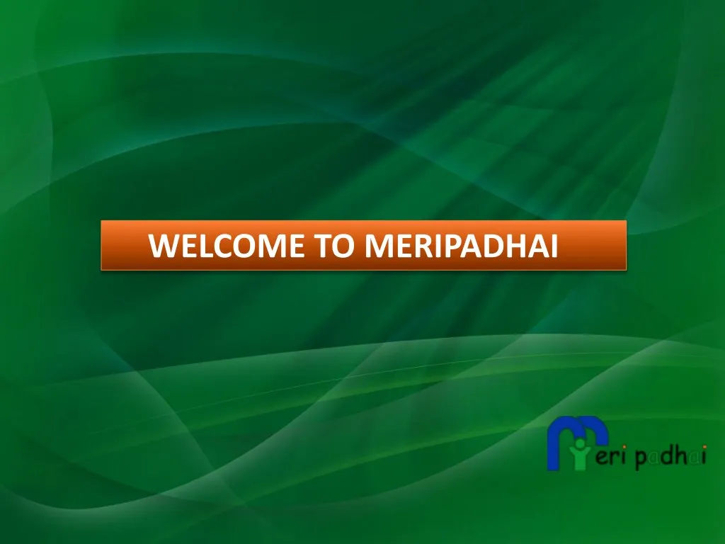 welcome to meripadhai