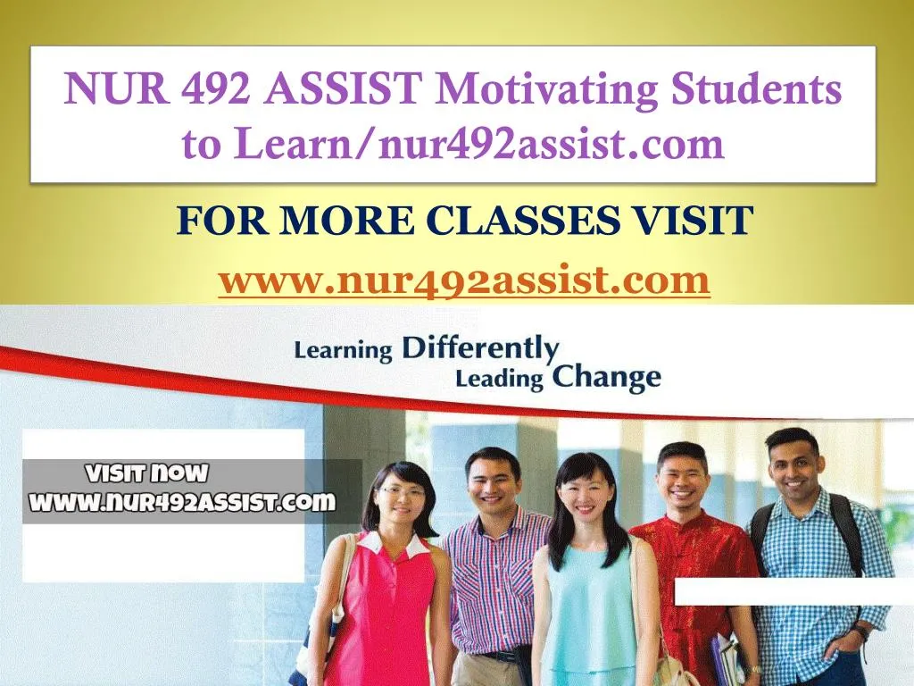 nur 492 assist motivating students to learn nur492assist com
