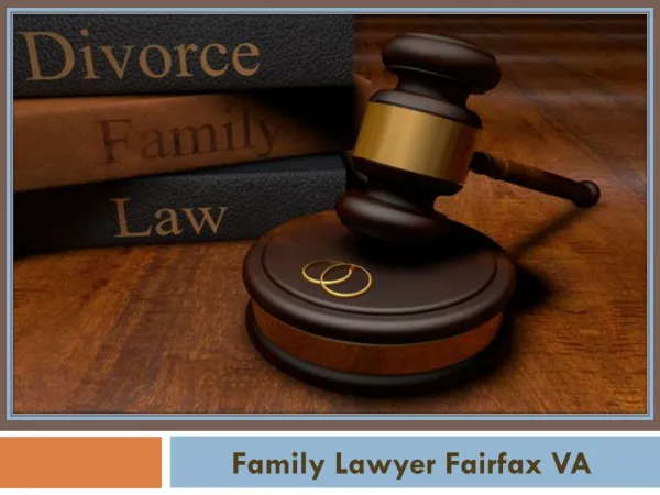 Family Lawyer Fairfax VA