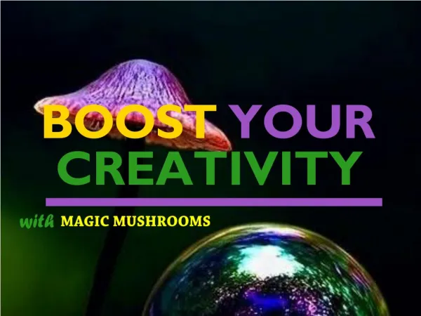 Boost Your Creativity with Magic Mushrooms