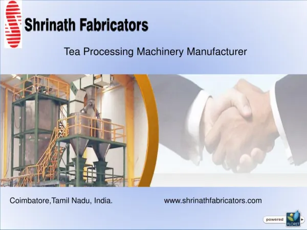 Tea Processing Machinery Manufacturers