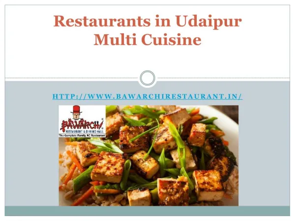 Restaurants in Udaipur Multi Cuisine