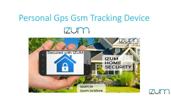 Personal Gps Gsm Tracking Device-izum