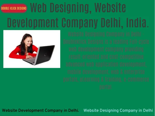 Web Designing, Website Development Company Delhi, India