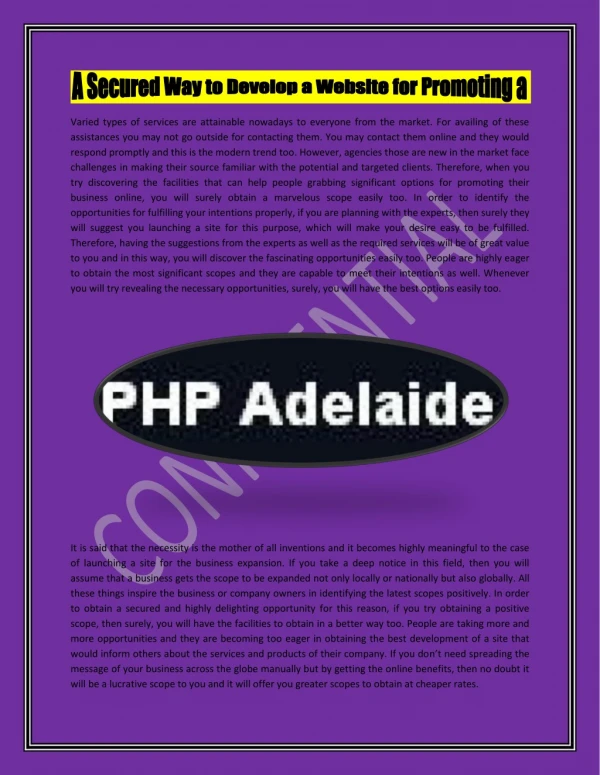 PHP Web Agency