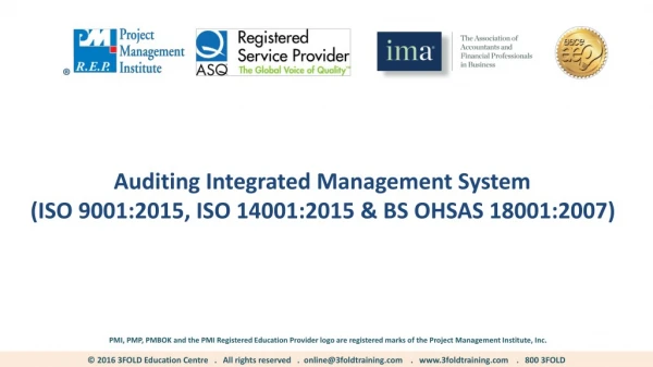 Auditing Integrated Management System