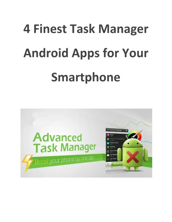 4 Finest Task Manager Android Apps for Your Smartphone