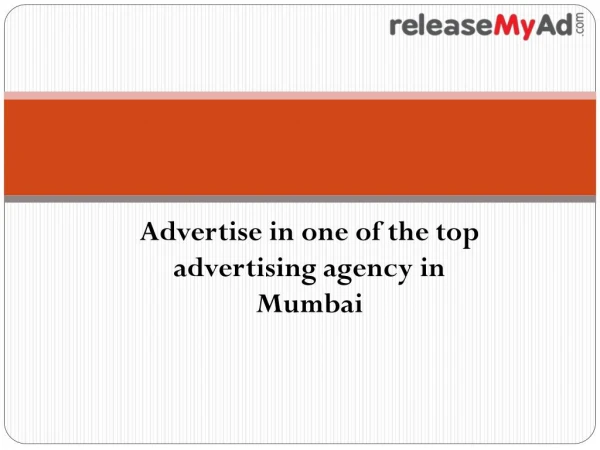 The top Advertising Agency in Mumbai.