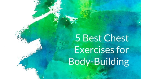 5 Best Chest Exercises for Body-Building