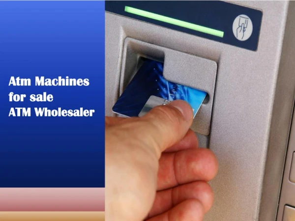Atm Machines for sale