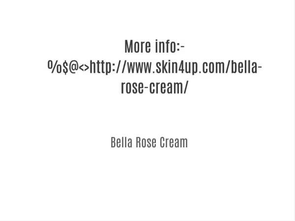 skin4up.com/bella-rose-cream