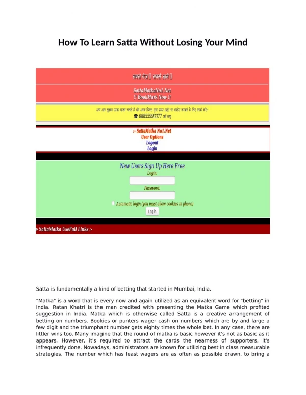 How To Learn Satta Without Losing Your Mind.pdf