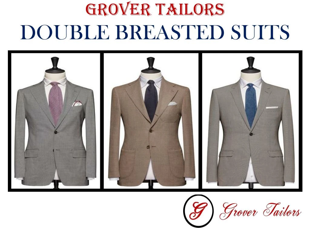 grover tailors double breasted suits