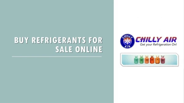 Buy Refrigerants for Sale Online