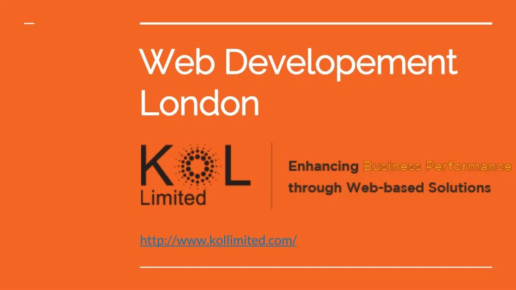 web developement london