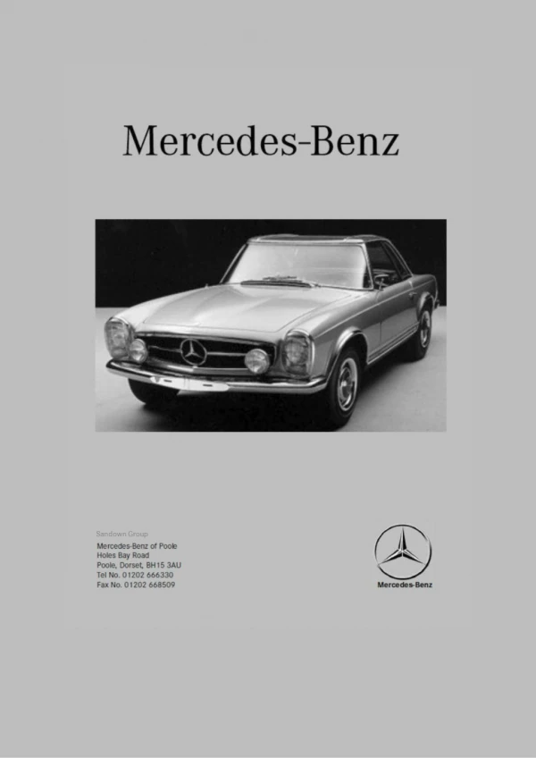 Sandown Mercedes Benz Classic Car Parts