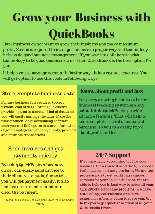 Grow your Business with QuickBooks