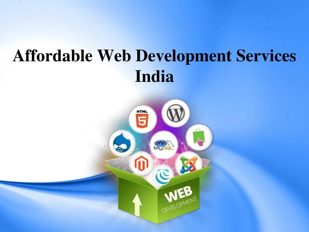 affordable web development services india